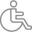 Adapted for people with reduced mobility